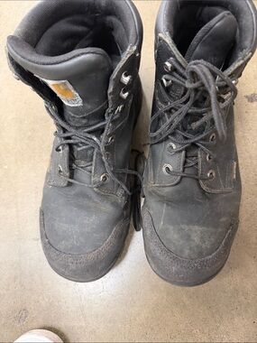 Carhartt Black Men's Lace-Up Work Boots